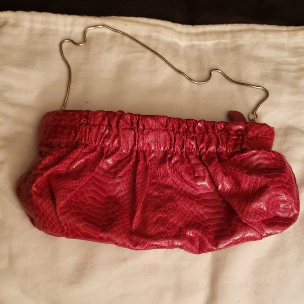 🤯3/$12 Steve Madden Hot Pink Bag Clutch - Picture 1 of 2